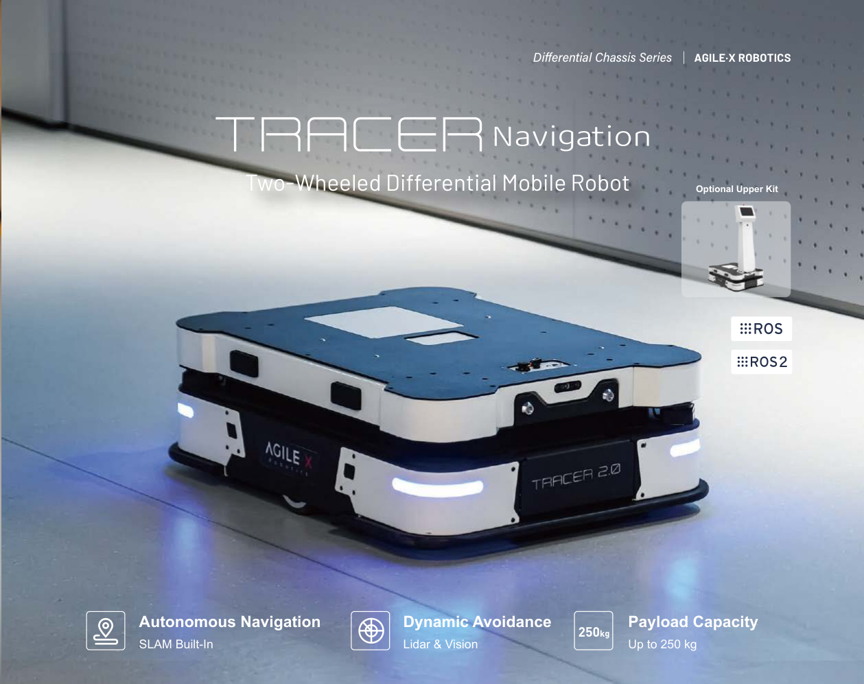 Robot Móvil AgileX Tracer 2.0 Navigation