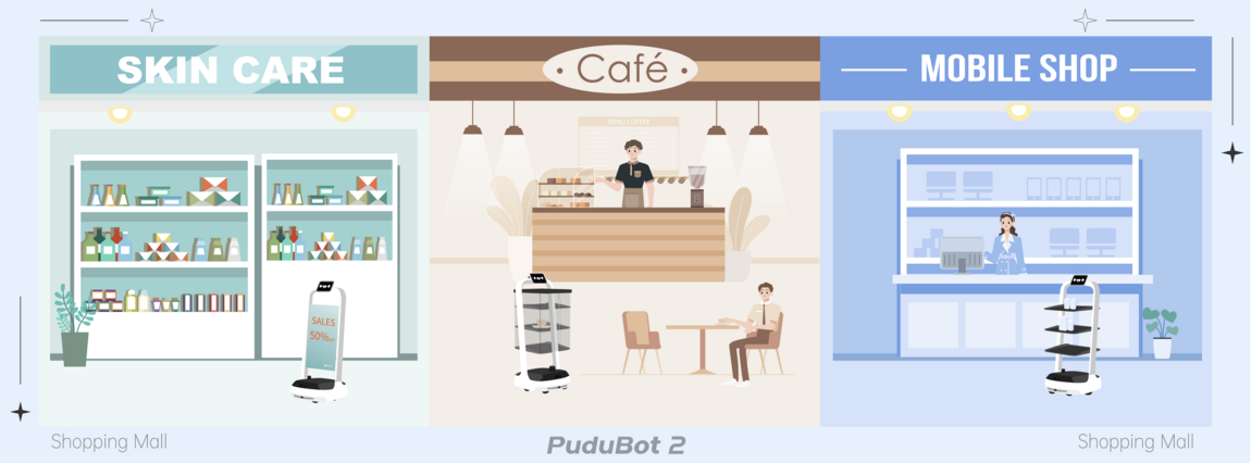 Robot de Entrega Pudu PuduBot 2