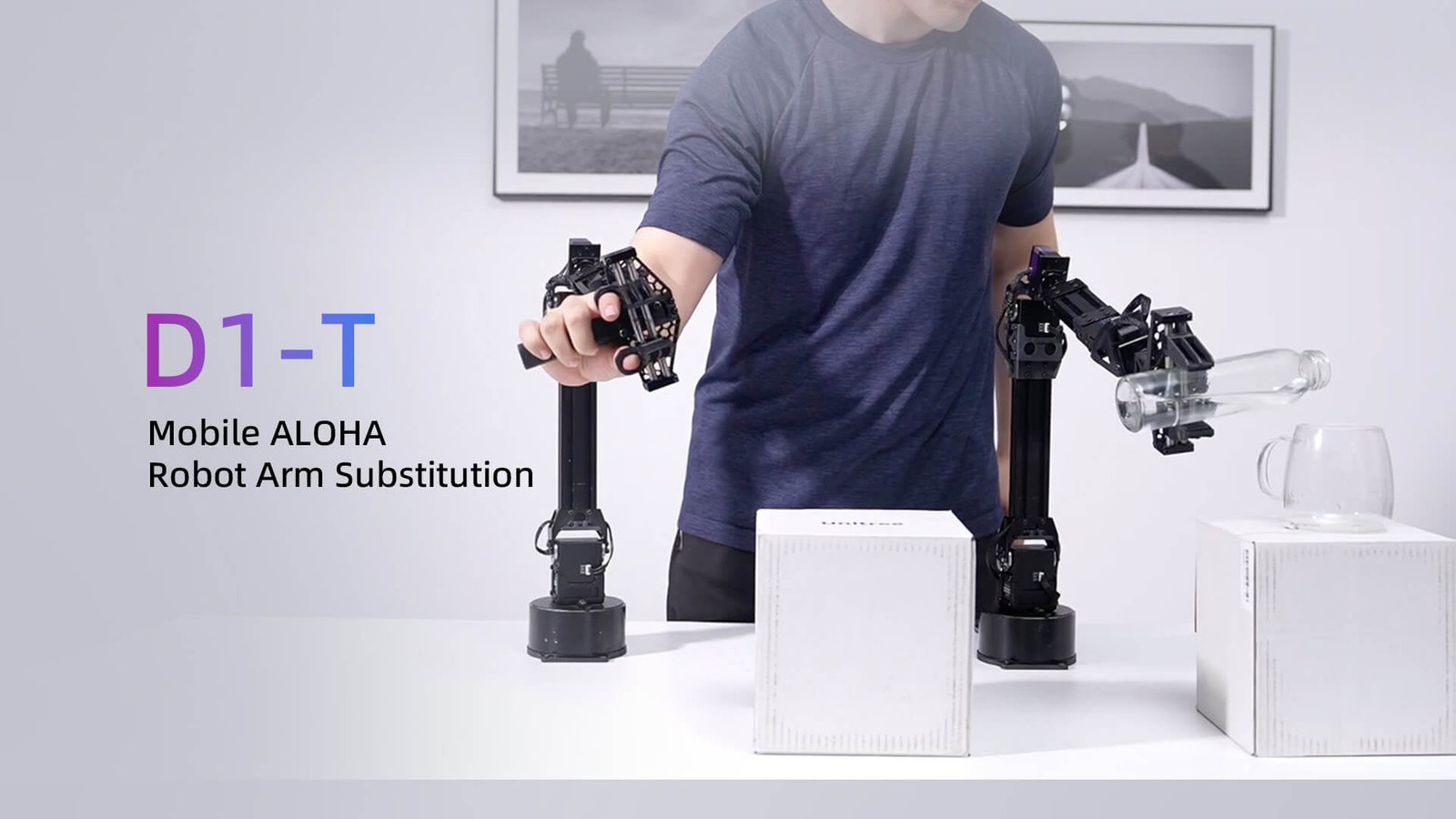 Brazo Robótico Unitree D1-T (Kit Teleoperación)