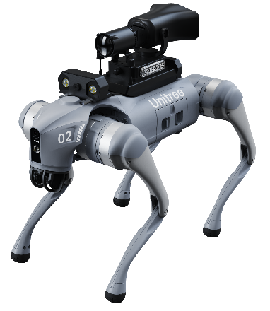 Robot Cuadrúpedo Unitree Go2 Industrial (módulo 3 en 1)