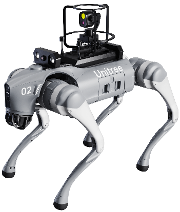 Robot Cuadrúpedo Unitree Go2 Industrial (gimbal de doble espectro)
