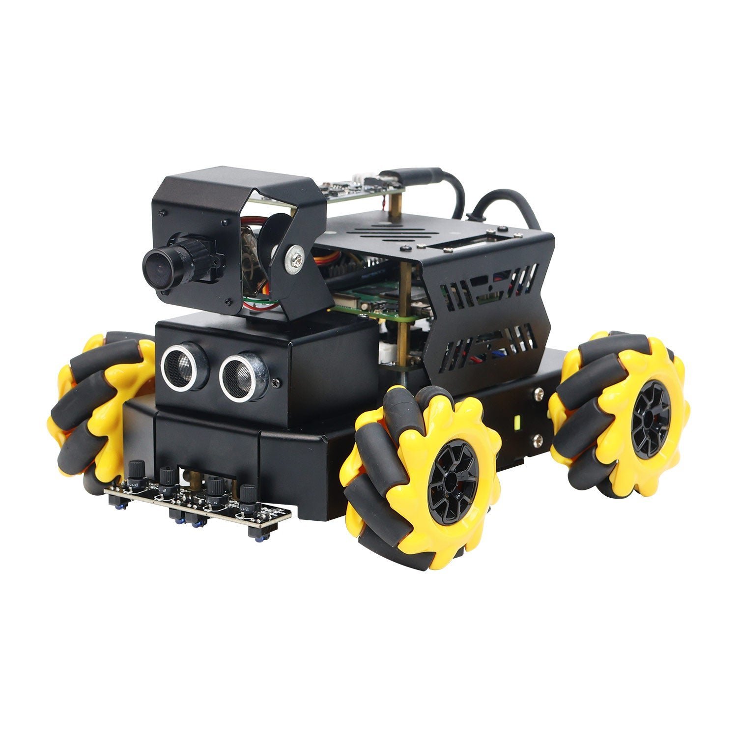 Robot Yahboom Raspbot V2 (ruedas Mecanum, LLM)