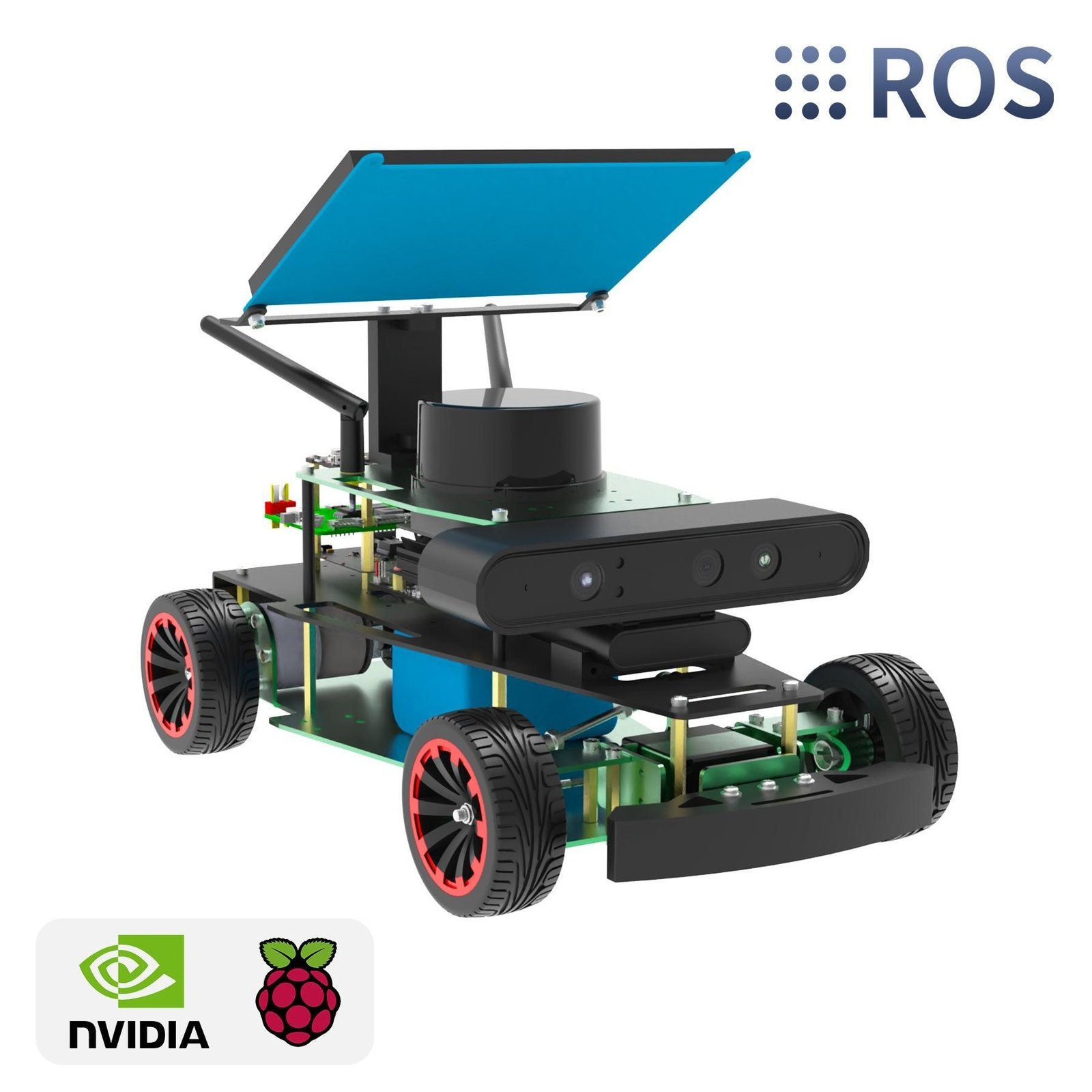 Robot Yahboom ROSMASTER R2 (Dirección Ackermann)