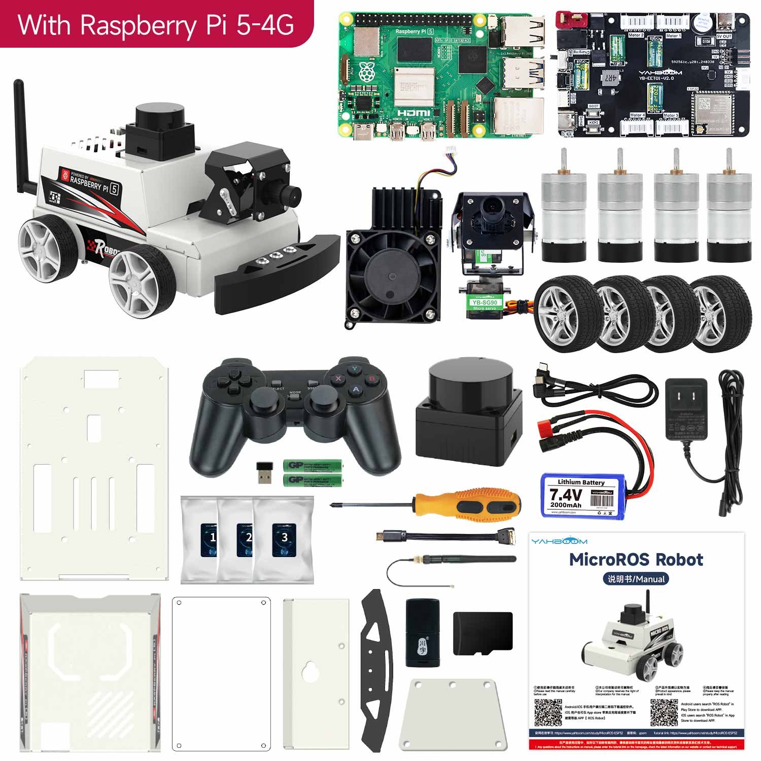 Robot Yahboom MicroROS-Pi5 (ROS2) 6