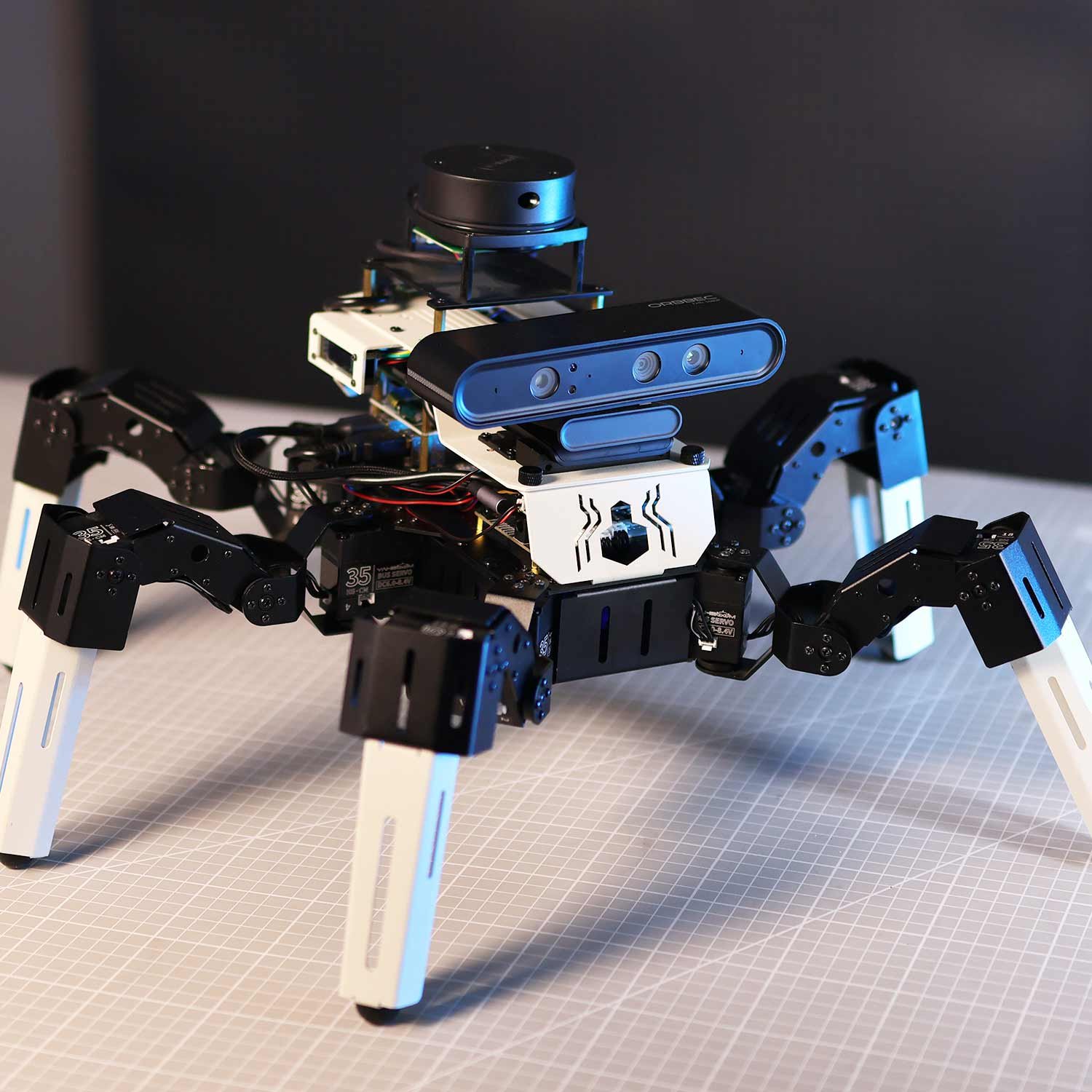 Robot Hexápodo Yahboom Muto RS (18 GDL, ROS2) 4