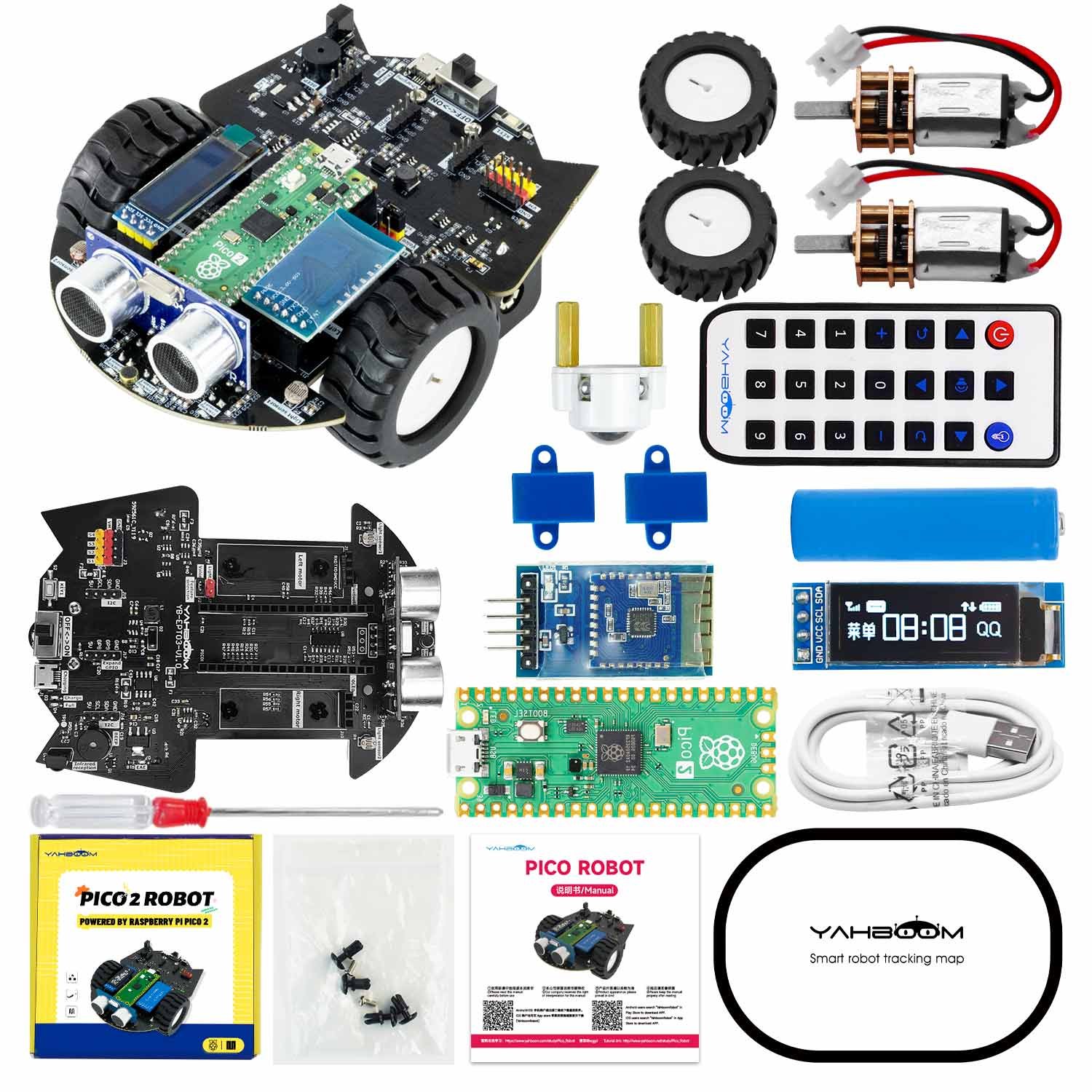 Robot Yahboom para Raspberry Pi Pico 2 5