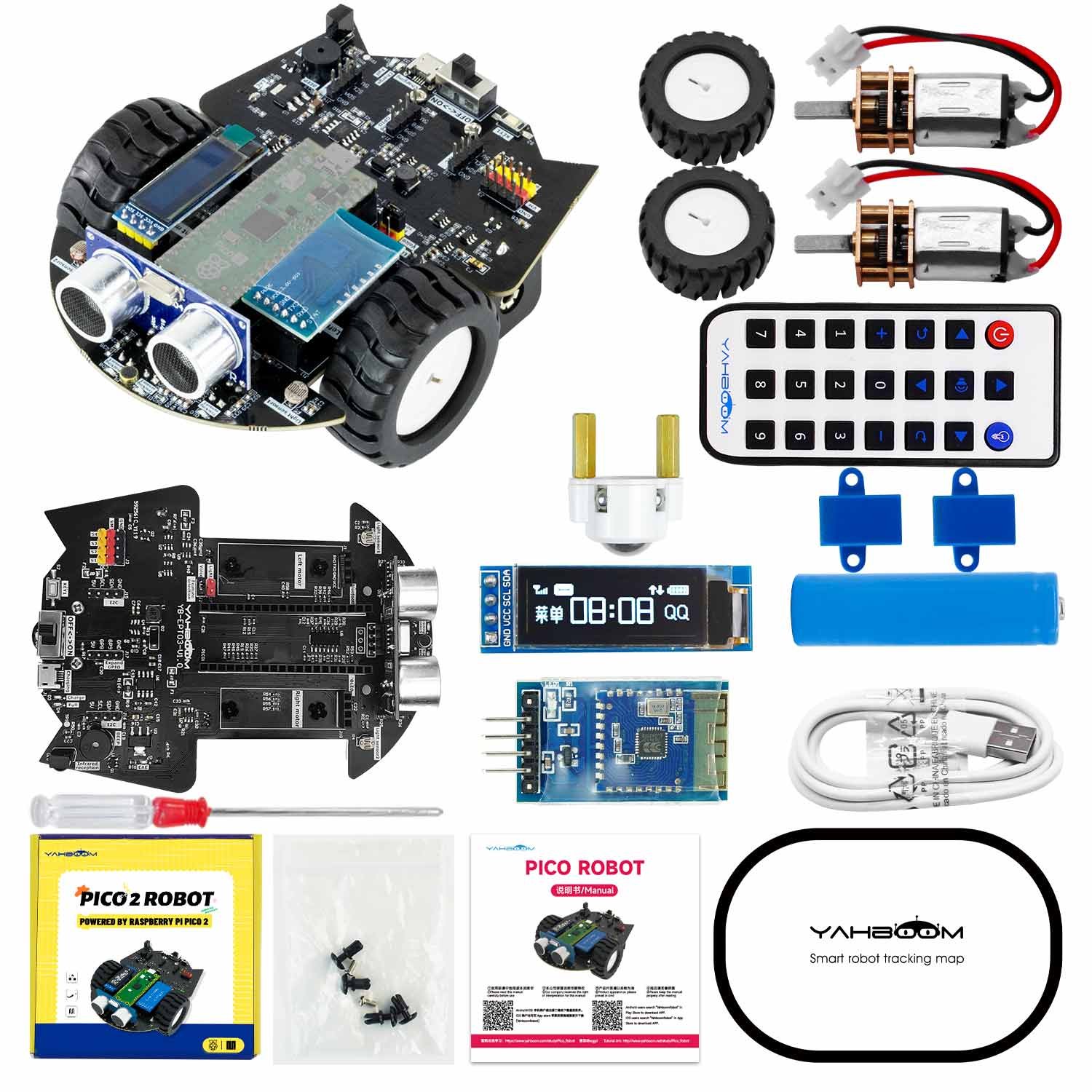 Robot Yahboom para Raspberry Pi Pico 2 4