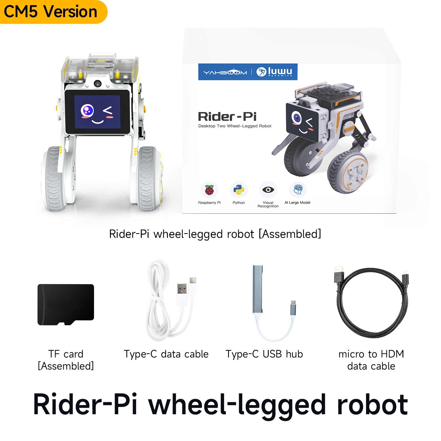 Robot Yahboom Rider-Pi (bípedo con ruedas) 3