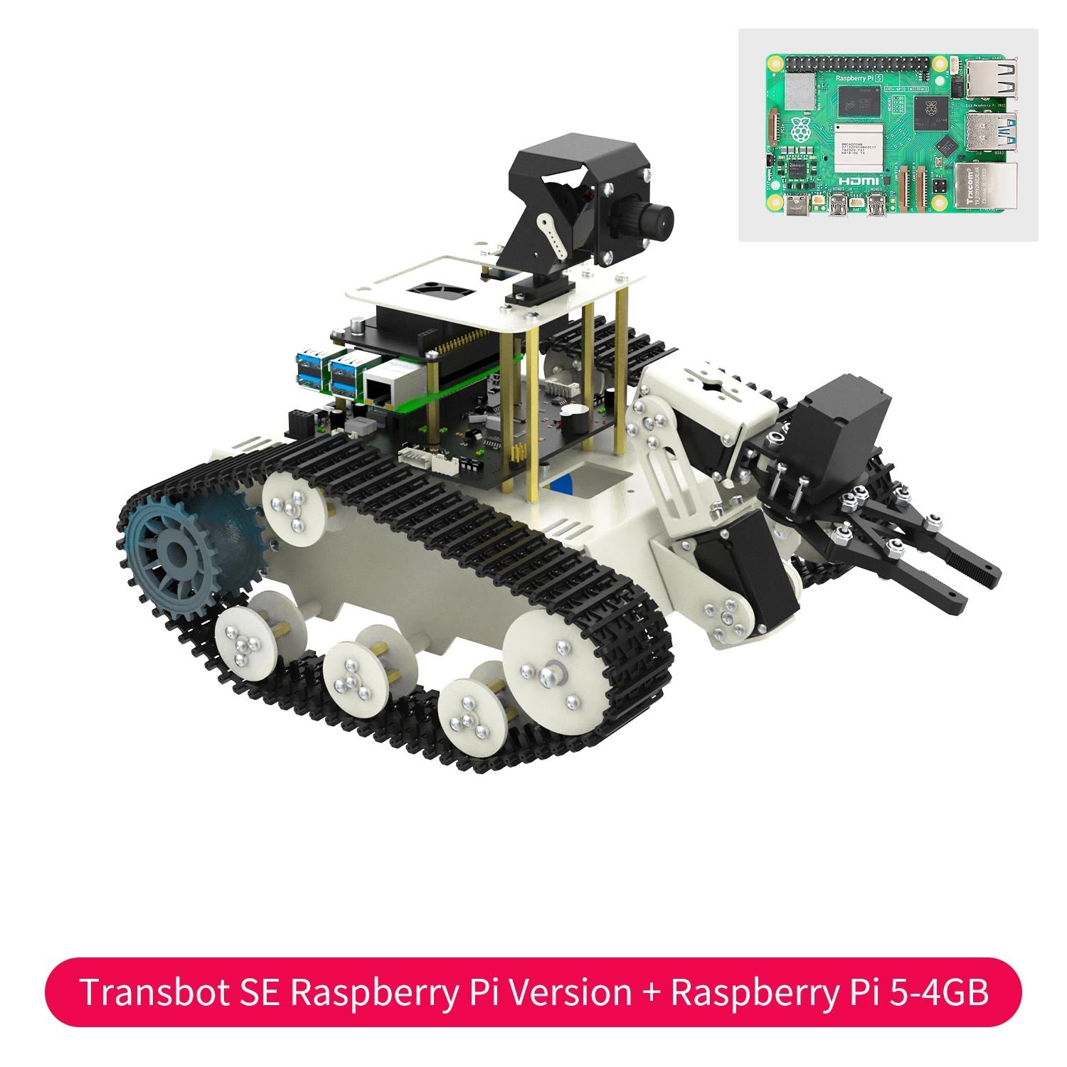 Robot Yahboom Transbot SE (oruga, brazo 3 GDL) 5